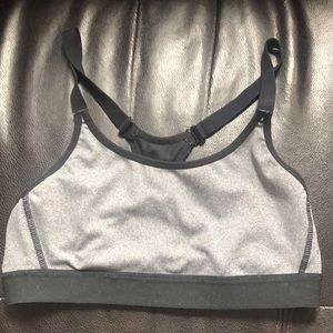 Small Grey&Black Sports Bra